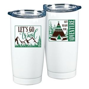 Let's Go Travel Mountain Adventure Stainless Steel Tumbler